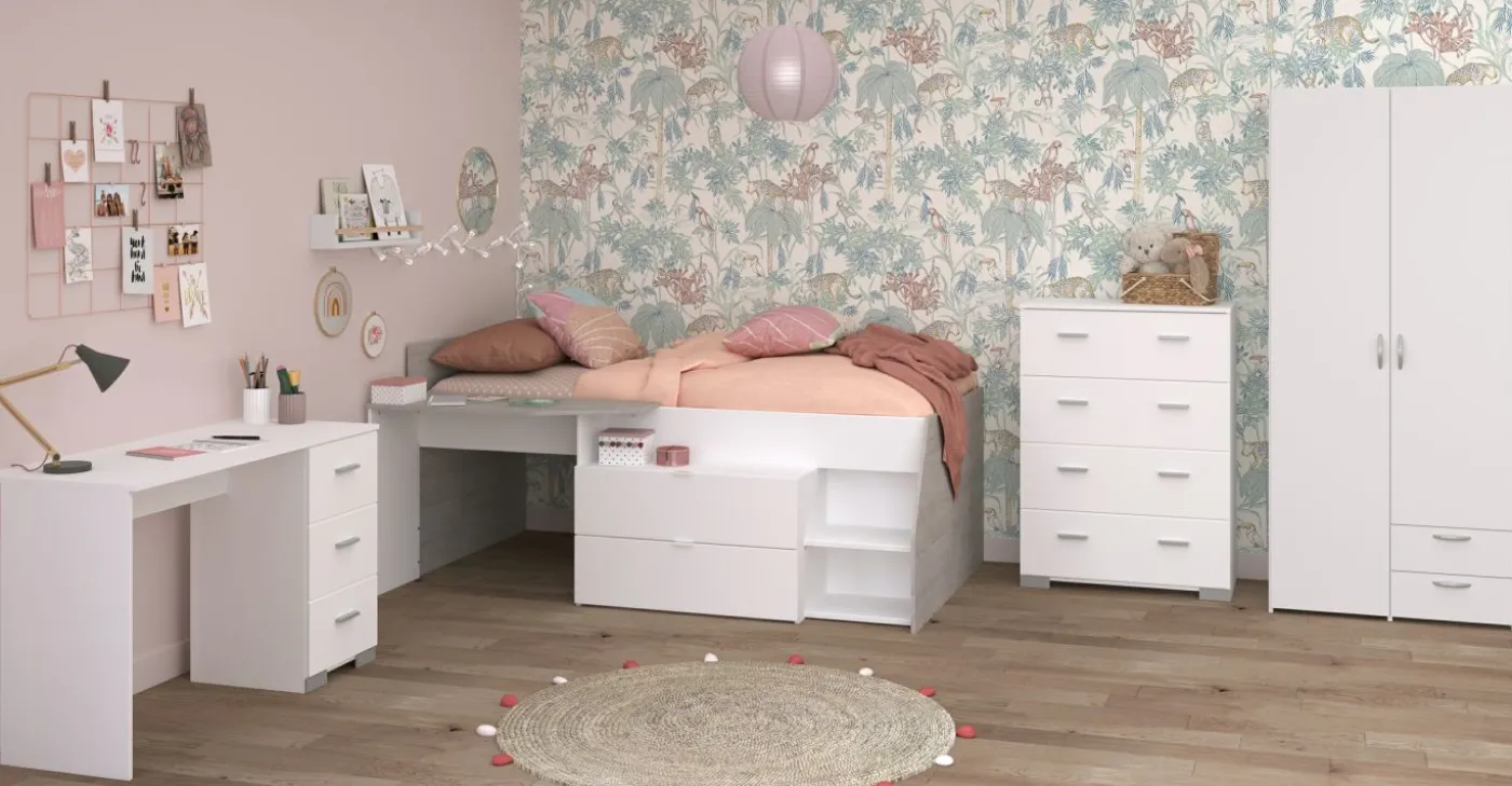 Kinderzimmer 4-teilig MILKY 11