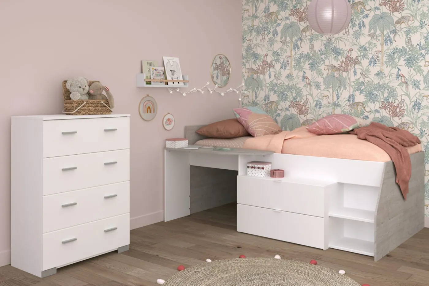 Kinderzimmer 2-teilig MILKY 16