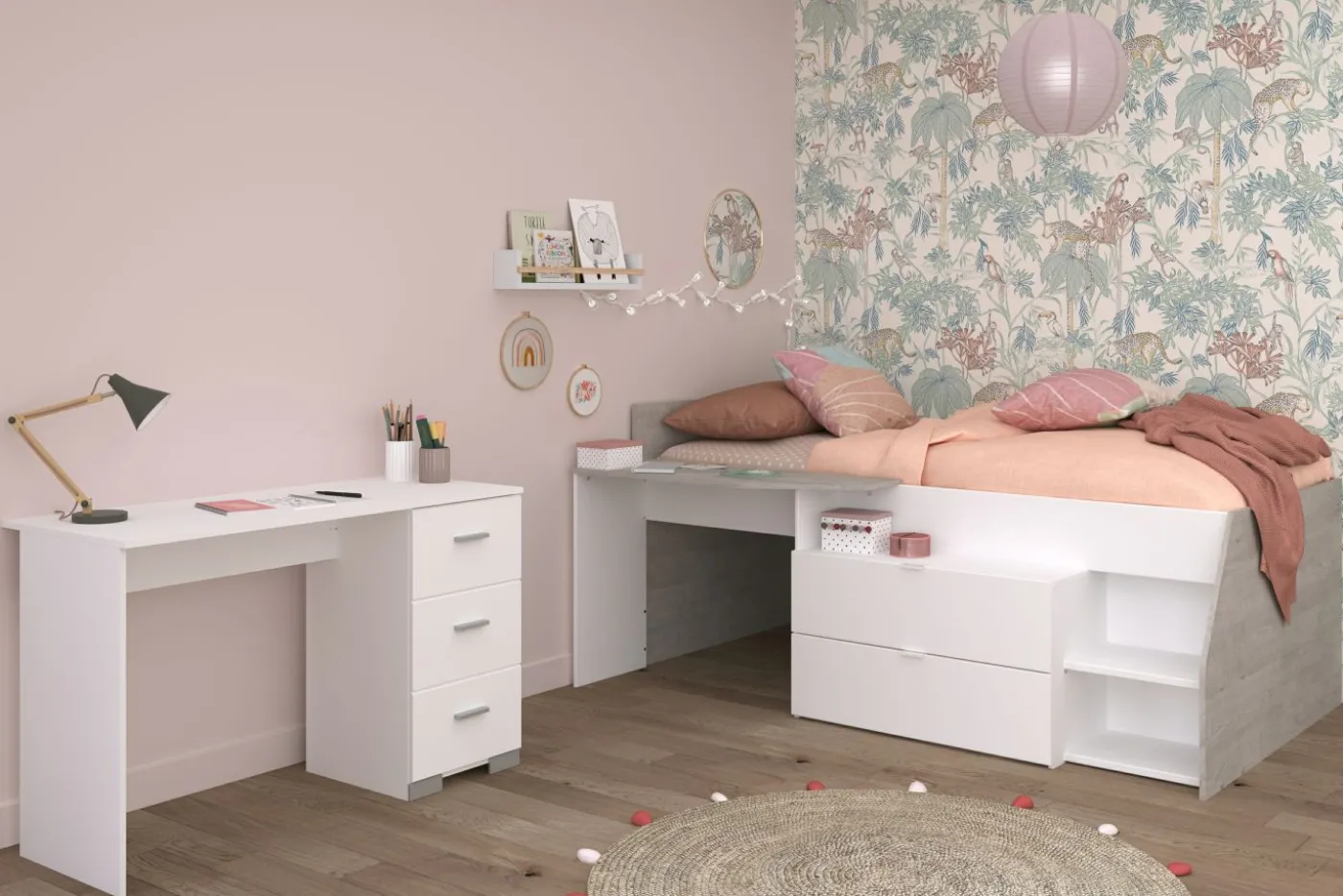 Kinderzimmer 2-teilig MILKY 17
