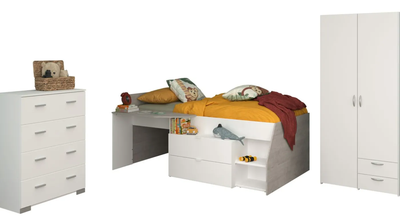Kinderzimmer 3-teilig MILKY 12
