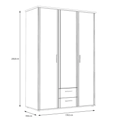 Kleiderschrank GLORIA