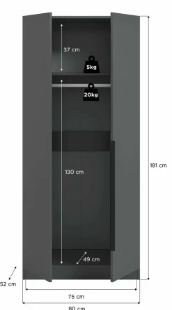 Kleiderschrank KOPENHAGEN