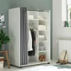 Kleiderschrank mit Stoffvorhang JENKE
