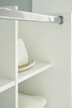 Kleiderschrank mit Stoffvorhang JENKE