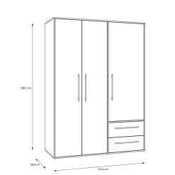 Kleiderschrank MOKKARIS
