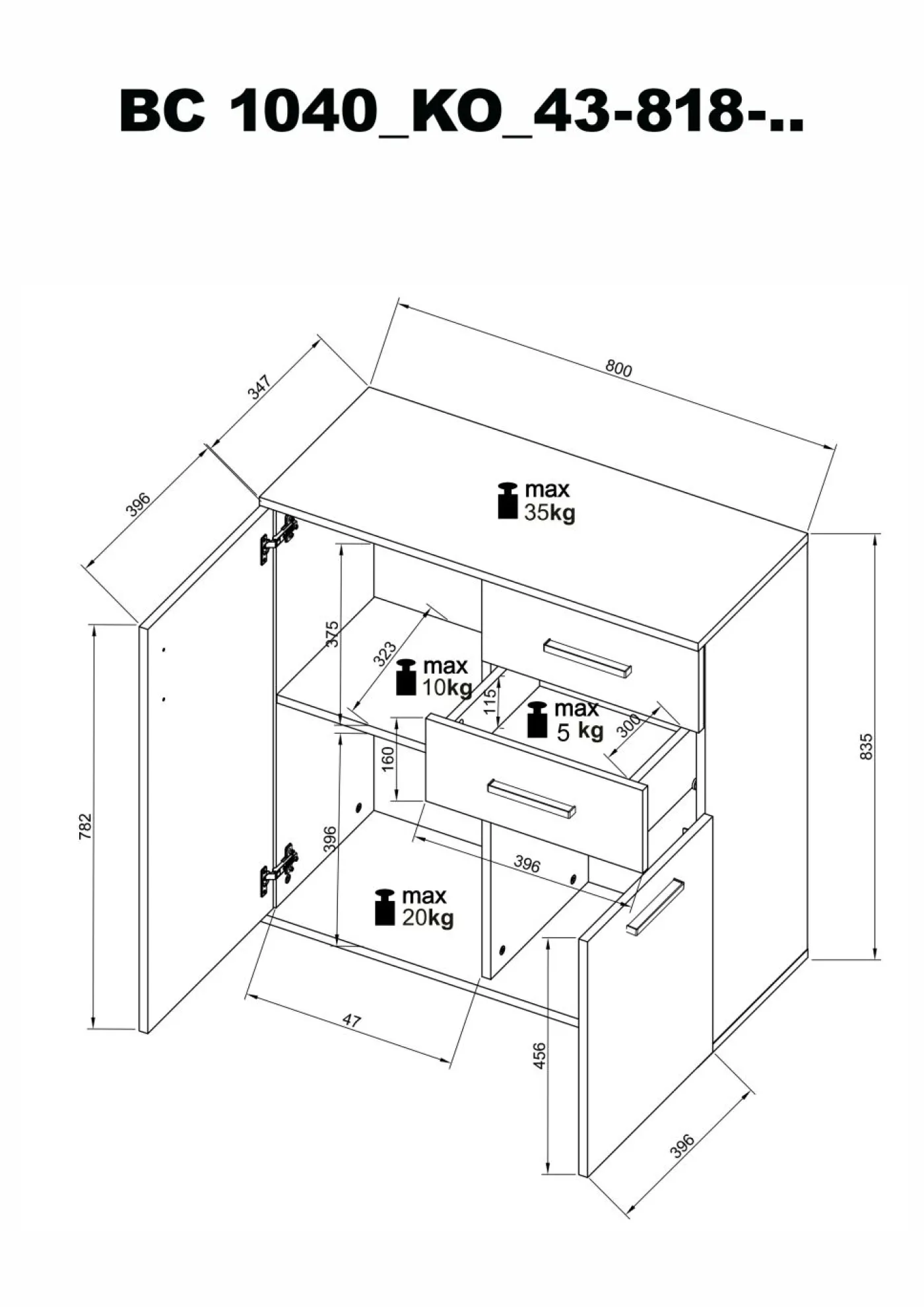 Kommode BC 1040