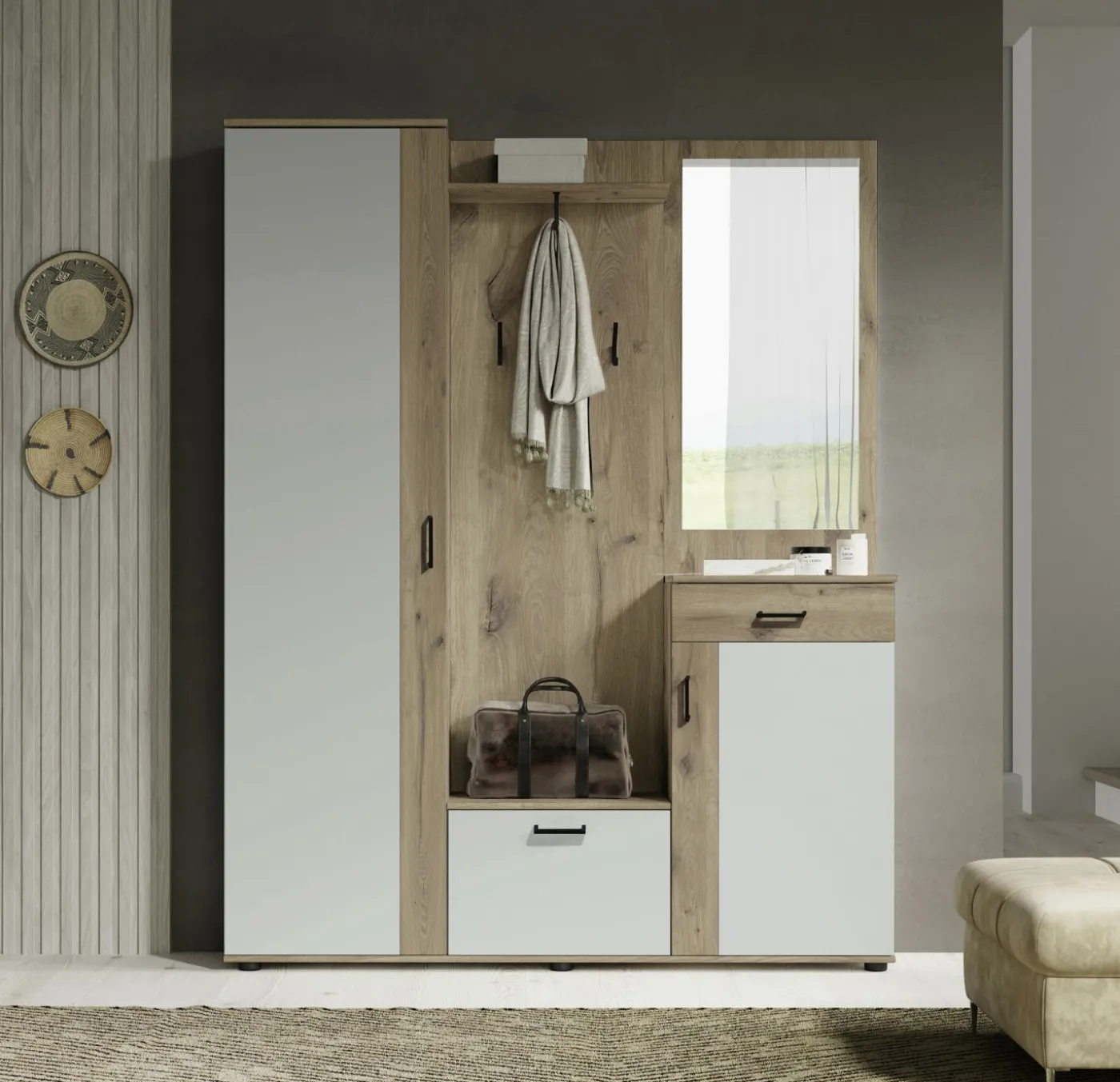 Kompaktgarderobe JENS