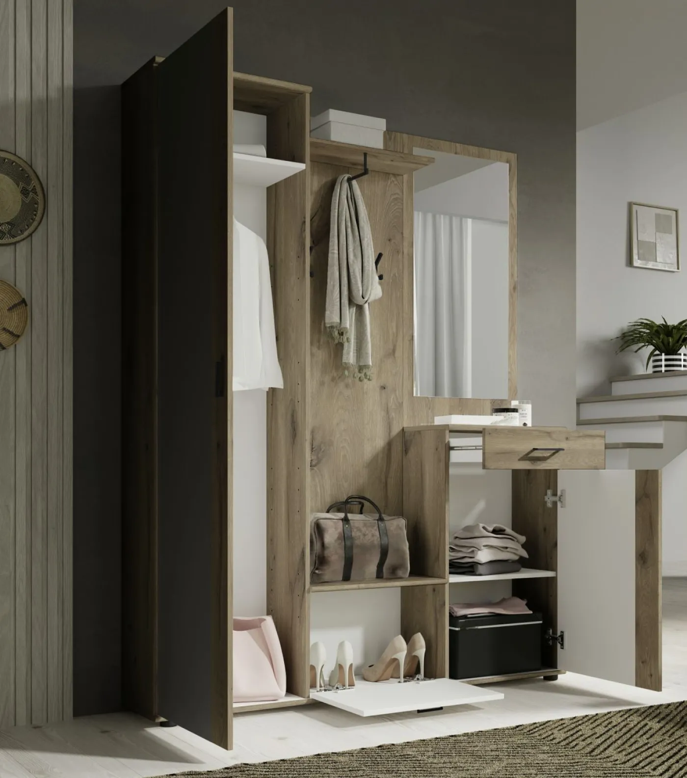Kompaktgarderobe JENS