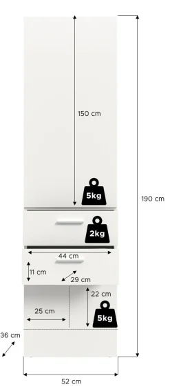 Kompaktgarderobe VAGA