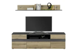 Lowboard mit Wandboard CORK