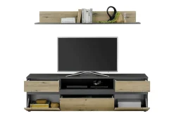Lowboard mit Wandboard CORK