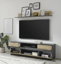 Lowboard mit Wandboard CORK