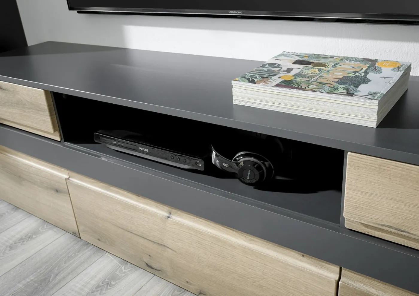 Lowboard mit Wandboard CORK