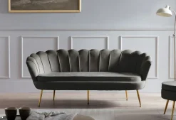 Muschelsofa 3-Sitzer BANDUNG