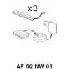 Rückwandbeleuchtungen 3er-Set RAVENNA AF G2 NW 03