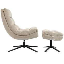 Relaxsessel mit Hocker PORTO