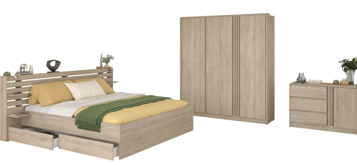 Schlafzimmer 3-teilig MIAMI 27