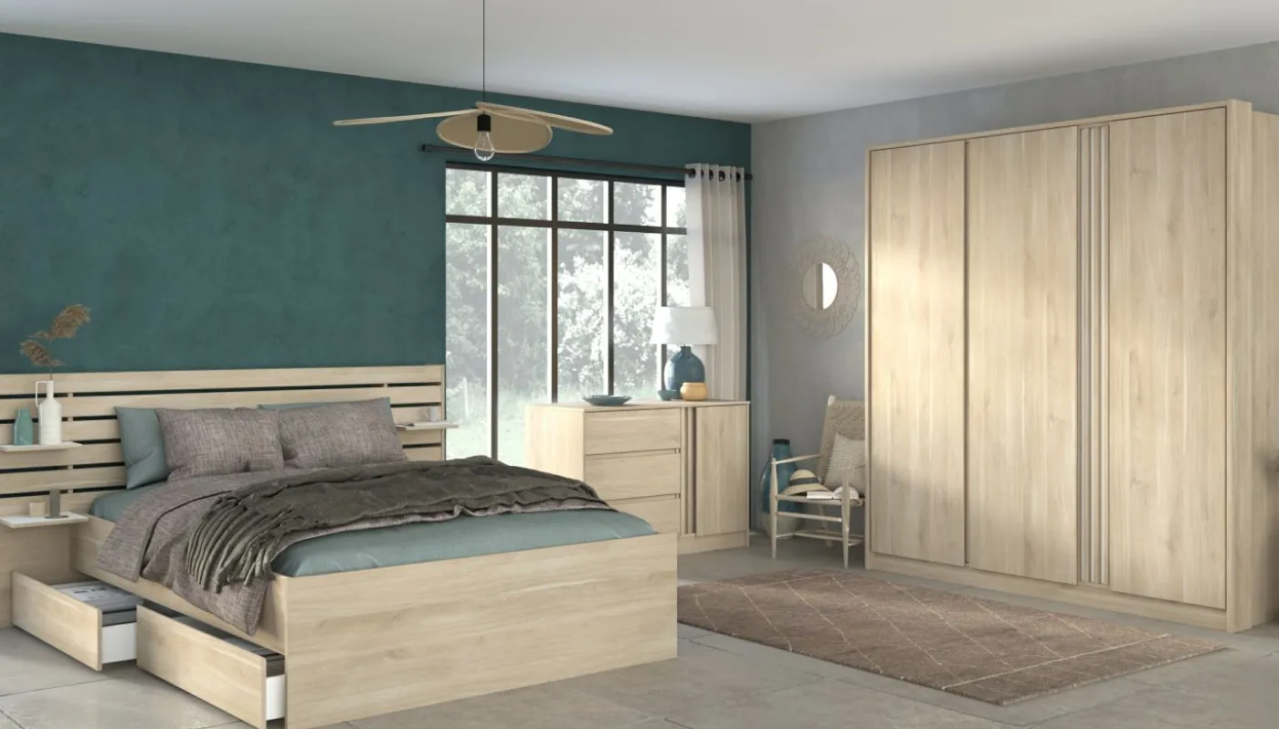 Schlafzimmer 3-teilig MIAMI 27