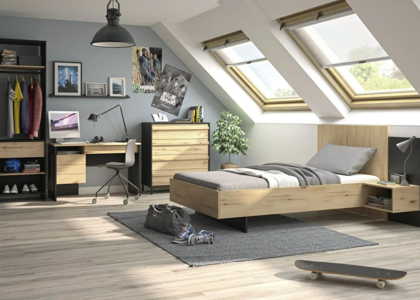 Schlafzimmer 4-teilig MIMIZAN SET 5