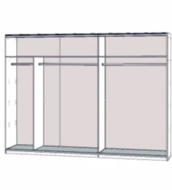 Schwebetürenschrank 270 cm WINNER PLUS