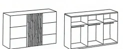Schwebetürenschrank ANDORRA