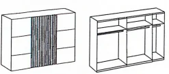 Schwebetürenschrank ANDORRA