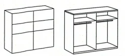 Schwebetürenschrank ANGIE