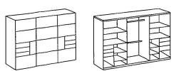 Schwebetürenschrank BARCELONA