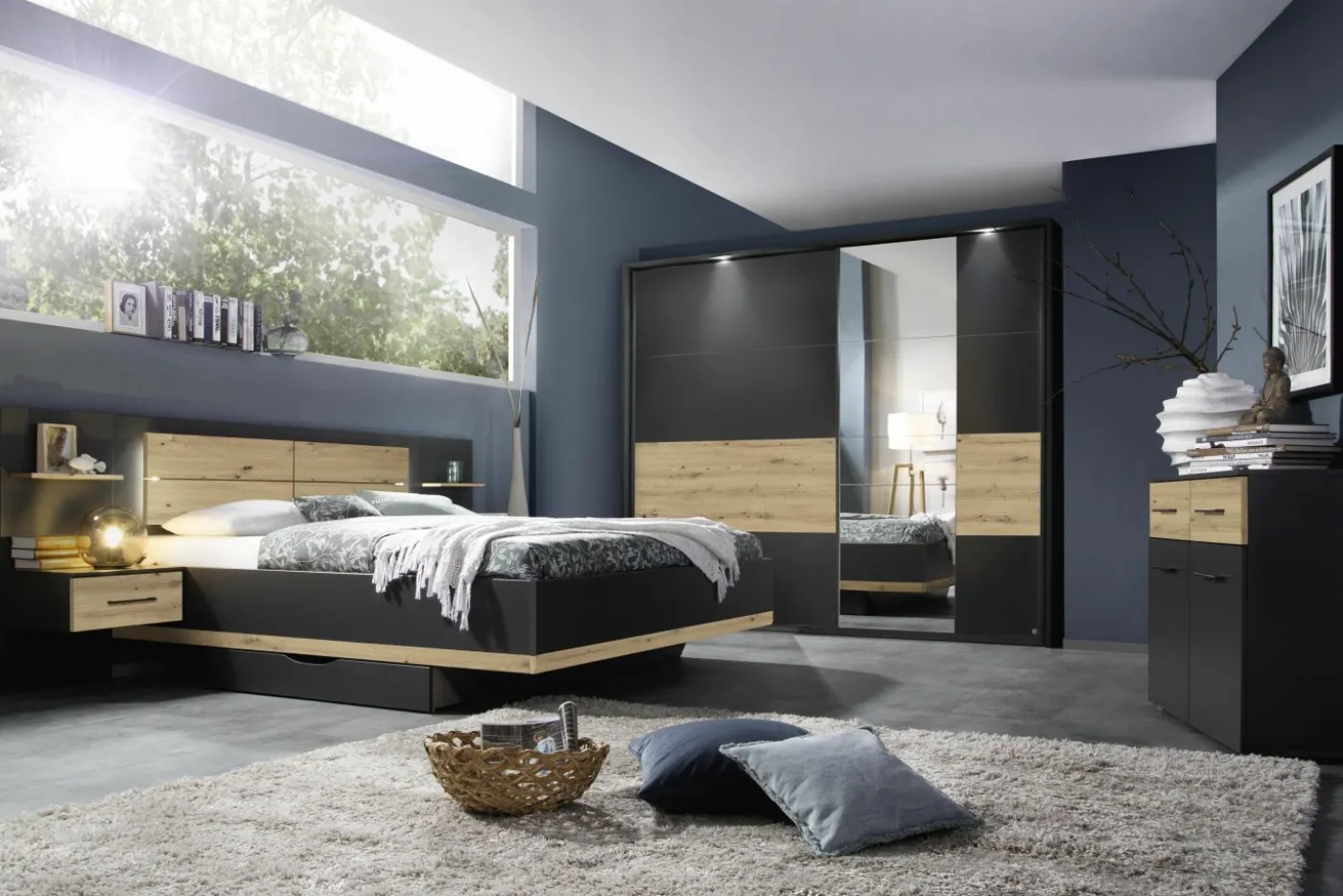 Schwebetürenschrank BOSTON EXTRA