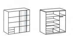Schwebetürenschrank EMDEN