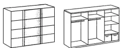 Schwebetürenschrank SALTA