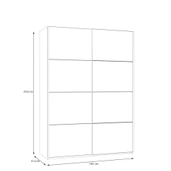 Schwebetürenschrank SCHACH&MATT
