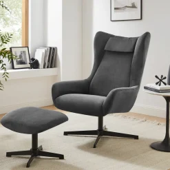 Sessel mit Hocker 367841