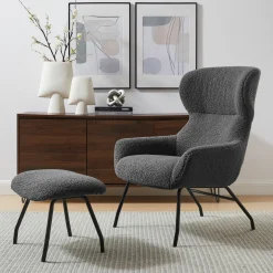 Sessel mit Hocker 367810