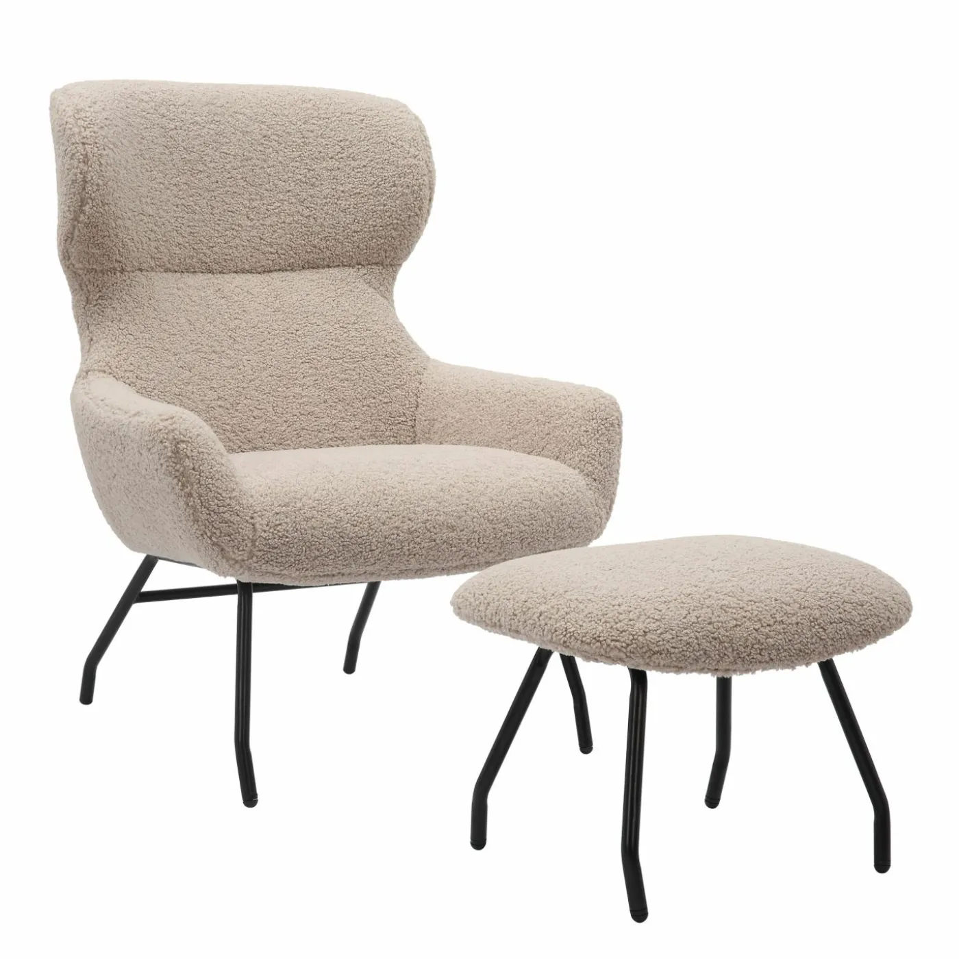 Sessel mit Hocker 367803