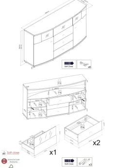 Sideboard LIBERIA
