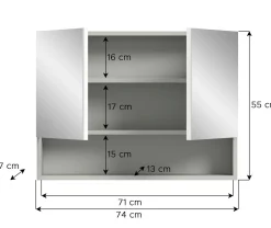 Spiegelschrank DILLA