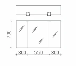 Spiegelschrank SOLITAIRE 6025