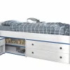 Stauraumbett mit Nachtkommode SMOOZY 24a