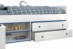Stauraumbett mit Nachtkommode SMOOZY 24a