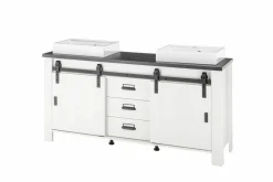 Unterschrank mit Doppelwaschbecken SHERWOOD