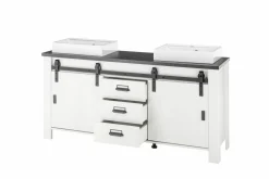 Unterschrank mit Doppelwaschbecken SHERWOOD