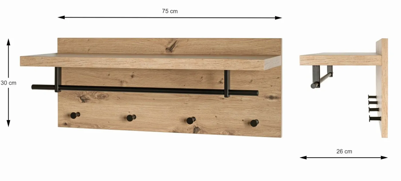 Wandgarderobe PARMA 5