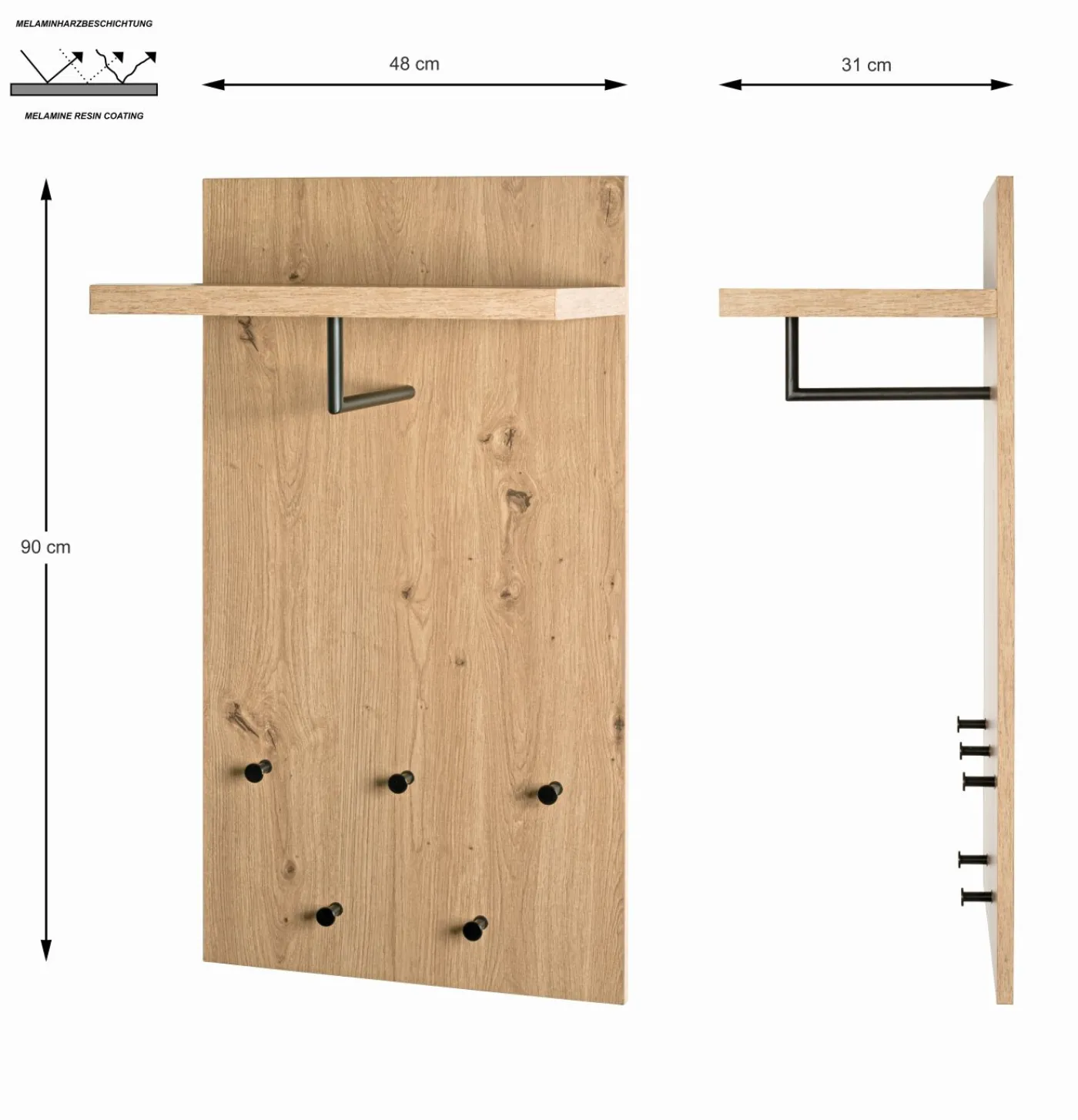 Wandgarderobe PARMA 11
