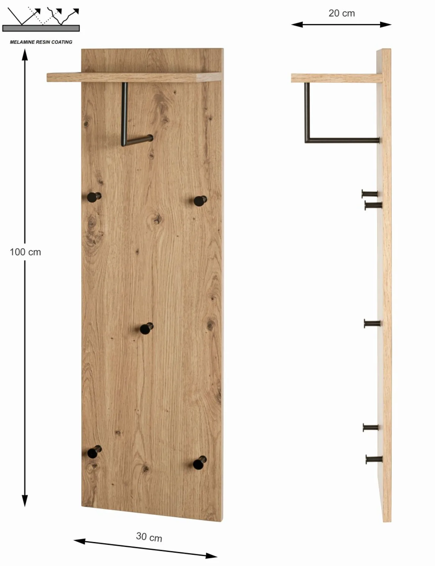 Wandgarderobe PARMA 9