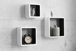 Wandregale im 3er-Set CUBO