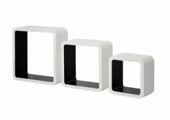 Wandregale im 3er-Set CUBO