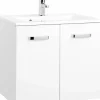 Waschbeckenunterschrank 60 mit Mineralgussbecken BOLOGNA