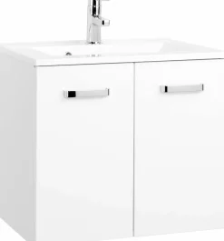 Waschbeckenunterschrank 60 mit Mineralgussbecken BOLOGNA
