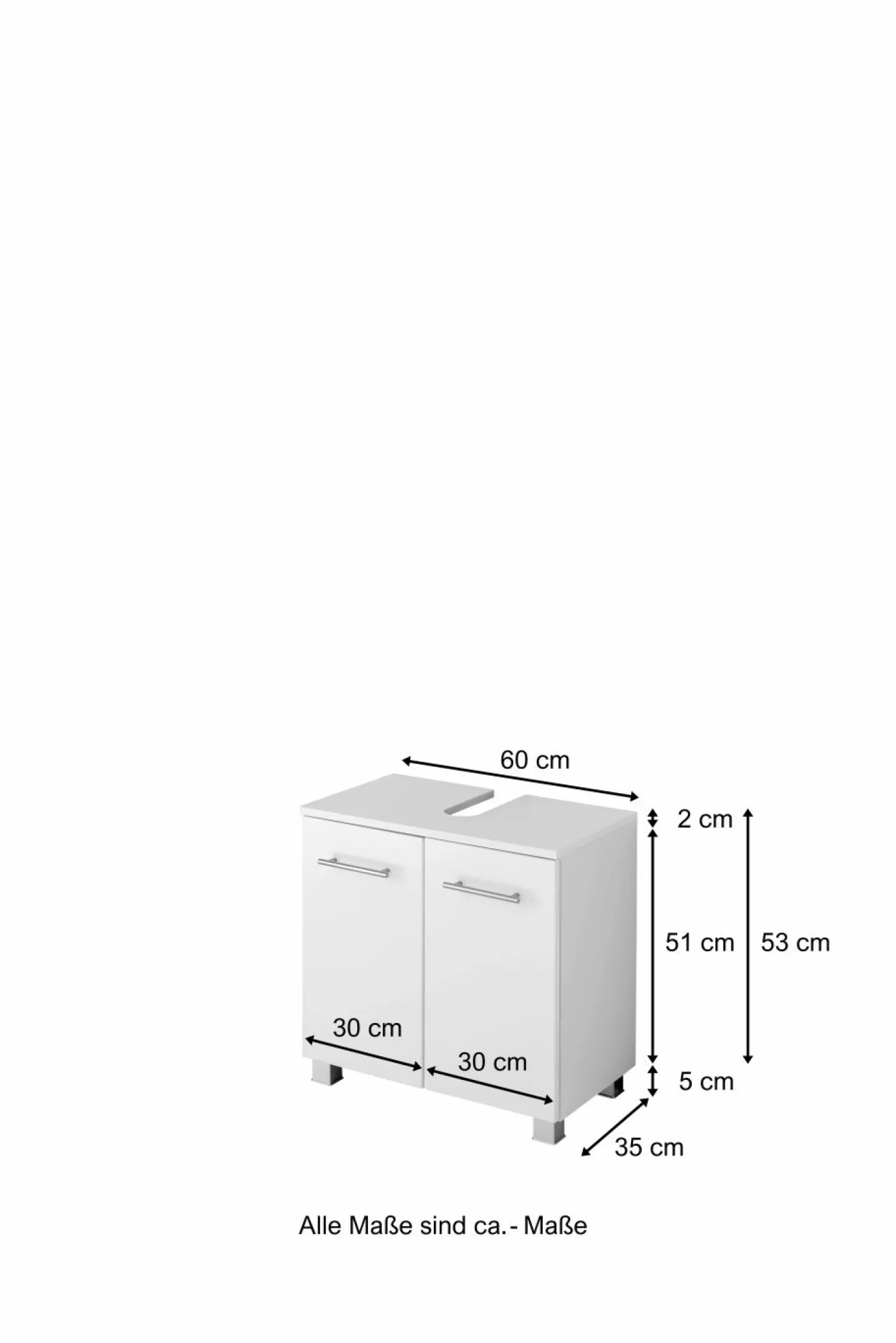 Waschbeckenunterschrank 60 PORTA